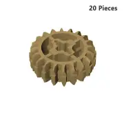 18575 32269 Technic Gear 20 Tooth Double Bevel with Axle Hole Dark Tan & Parts