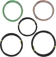 Bonsai Wire,Total 164 Feet Bonsai Tree Wire for Bonzai Trees Indoor, Size of 1-mm, 1.5-mm, 2-mm Aluminum Wire