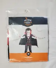 HYDE and EEK! Kids Vampire Costume Size M (8-10) Shirt and Cape Ages 3+ New