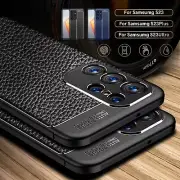 For Samsung Galaxy S24 S23 Ultra S22S21S20A14 5GA34A54 Slim Leather Pattern Case