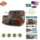 Waterproof 2-Seater Recliner Sofa Cover - Machine Washable, Non-Slip Protector