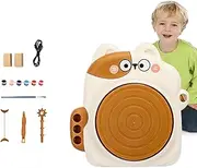 Children's Pottery Wheel Kit Pottery Wheel Kid-Friendly Pottery Wheel Pottery Wheel Set for Children Ceramic Wheel Kids' Clay Wheel Kit Children's Pottery Wheel Starter Kit