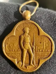 WW1 World War 1 Bronze 88th Infantry Division Original France Collector Medal