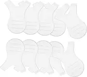 Gatuida 100Pcs Eyelash Lift Brush Y Tool Transparent Accessories for Effortless Curling Safe Painless Design for Types for Enhancements