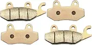 S SYUU Motorcycle Front Rear Sintered Copper Alloy Disc Brake Pad Compatible with Kawasaki EX 250 R Ninja 250 R 2008-2012 EX 300 2013-2016 FA197F FA197R