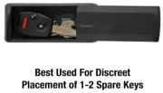 Large Magnetic Key Holder Hide Keys Magnet Locker Box Car Secure Durable Safe US