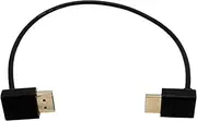 HangTon HDMI 8K 30p 4K 60p UHD Cable for ATOMOS Shinobi Portkeys BM5 FEELWORLD Blackmagic Video Assist 4K Monitor Sony FX9 Canon EVA-1 Camera Type A HDMI 2.1 L-Shape 30cm