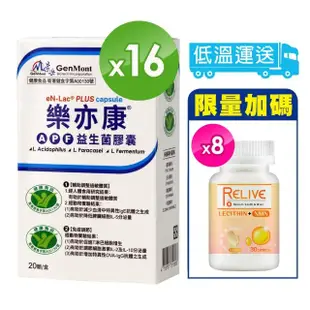 【景岳生技】樂亦康調整過敏體質健字號*16盒(20顆/盒共320顆/贈神纖膠原蜂王乳*6盒)