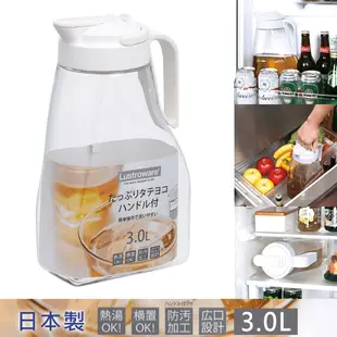 【Lustroware】日本岩崎按壓式耐熱冷水壺3L