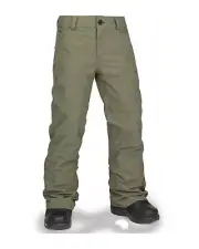 Volcom Freakin Chino Youth Insulated Kid's Snow Pants, Ivy, Small