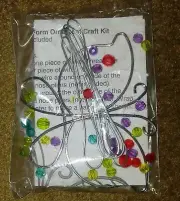 Butterfly Wire Beaded Form Ornament Craft Kit ***NEW***