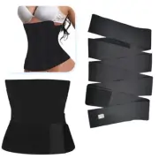 Snatch Me Up Bandage Wrap Lumbar Waist Support Sauna Belt Trimmer Body Shaper