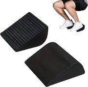 Squat Wedge, Non-Slip Slant Board, Fitness Wedge Ramp 16.5x15x8cm/6.5x5.91x3.15 Inches Improves Squat Form & Depth/Supports Multiple Exercises For Men Gym Women Pushup Yoga