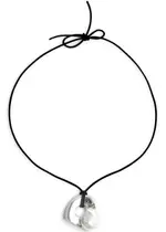 Agmes X Simone Bodmer Turner Gertrude Cord Necklace - Silver ONE SIZE