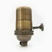 Antique Brass Light Socket - Lamp Socket - Pendant - Rewire Lamp Cord