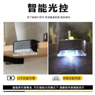 【歐比康】太陽能LED籬笆燈 階梯燈 光控 1LED壁燈 戶外花園圍牆燈 籬笆燈 景觀庭院太陽能燈 樓梯燈 附發票