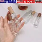 10/12ml Refillable Glass Spray Bottles Beech Lid Sprayer Perfume Essential Oils