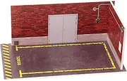 Model Car Parking Garage - Wall Hanging Display Stand, Wooden Display Rack for Diecast Caars | Collectible Car Display Holder, Display Garage for 1/32 Scale Model Caars, Diecast Car Organizer
