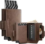 [DUGRAFT] Card Holder Wallet with Coin Pocket Magnetic Closure RFID Blocking Pop Up Cards with ID Window & Money Organizers