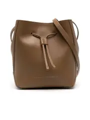 Brunello Cucinelli Adjustable Shoulder Strap Bag With Monili Detail