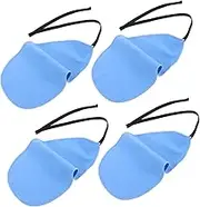 PartyKindom 4PCS Ultra Absorbent Wind Instrument Cleaning Cloth Soft Microfiber Maintenance Tool for Alto Saxophone Clarinet Flute Gentle Fabric for Deep Interior Cleaning
