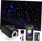 Beatifufu Led Car Interior Fiber Optic Set 500pcs Star Headliner Kit Easy Install Car Roof Lights for Ceiling