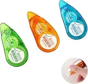 Double Sided Tape Roller, Granmagazz 3 Pack Glue Tape Roller, Scrapbooking Tape, Permanent Adhesive Tape Dispenser Runner for Crafts and Arts Projects, Photo-Safe (6mm x 6m)
