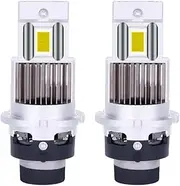 D2S D4S 1:1 Led Headlight HID D1S D3S D1R D3R Kit Xenon LED Bulb Retrofit Kit 300W D2R D4R Car Lamp Auto Light CSP CANbus 12V(2 Pieces_D2R)