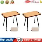 Folding Camping Table Portable Picnic Table Beach Table for Outdoor (Camel)