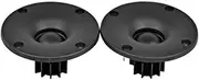 HCDEBKEZPW 2Pcs Tweeter 1" inch 6 Ohm 30W Dome Silk Film Tweeter HiFi Treble Speaker Audio Loudspeaker with Heatsink Bookshelf Speaker
