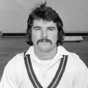 Allan Lamb of Northamptonshire at the County Ground in Northampton- Old Photo