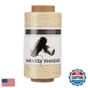 Jupean Waxed Thread, 150m /164 Yards Leather Sewing Thread, Hand Stitching Th