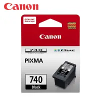 在飛比找Yahoo奇摩購物中心優惠-CANON PG-740 原廠黑色墨水匣