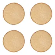4x Maxwell & Williams Table Accents Placemat Dining Mat Pad 38cm Round Natural
