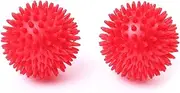 66fit Spiky 8cm Soft Massage Balls x 2pcs - Trigger Point Reflexology Stress Release