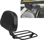 CHIFUN Driver Backrest Sissy Bar Compatible with Kawasaki 2015-2023 Vulcan S 650 VN650 VN 650 Black Steel Motorcycle Rear Luggage Rack