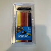 Prismacolor Scholar 24 Colored Pencils Blendable Smooth Coverage New