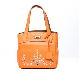 A.D.M.J.華麗水晶牛革 VERA TOTE-ORANGE