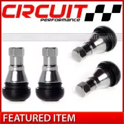 4 Circuit Performance TR412 Short Chrome Snap-In Valve Stems Fits Jeep Dodge