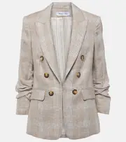 [Veronica Beard] Veronica Beard Beacon Dickey linen blazer AU 6 beige