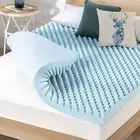4 Inch Egg Crate Memory Foam Mattress Topper with Cooling Gel Infusion Certipur