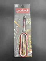 Good Cook Red Non-Slip Grip Swivel Peeler NEW