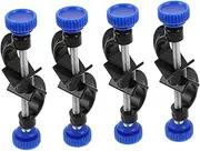 LIFKOME 4pcs Cross Clip Accessories Lab Retort Holders Woodworking Tiger Clamp Worker Construction Auxiliary Tools Small c Clamps Lab Test Tube Clamps Lab Flask Holders Black Plastic