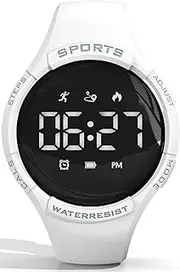 Pedometer Watch Women Men Digital Watch Bracelet Fitness Watch Without App and Mobile Phone Digital Watch Sports Watch Calorie Counter Distance Fitness Tracker Children Watches for Boys Alarm Clock