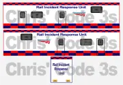 Code 3 Adhesive Vinyl Trailer Decal - Network Rail Incident - 1/50 1/76 1/148