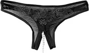 [GRRKDFQ] Women's Pyjama Sets Panties Open Through Mesh G-String Briefs