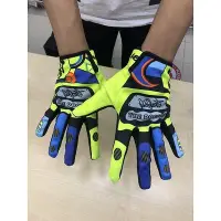 在飛比找Yahoo!奇摩拍賣優惠-高品質摩托車賽車手套 VALENTINO ROSSI VR4