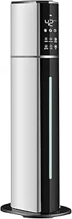 Tower Humidifier with Top Fill 9L/2.4Gal Water Tank, H1A Cool Mist Ultrasonic Air Humidifiers with Essential Oil, 360° Nozzle, Quiet, Auto Off, for Home, Bedroom, Baby room, Office, Plants