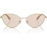 Swarovski 58mm Cat Eye Sunglasses in Pale Gold at Nordstrom One Size