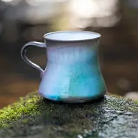 在飛比找樂天市場購物網優惠-山水間 蘇打柴燒馬克杯手工陶藝杯景德鎮陶瓷杯子家用創意咖啡杯